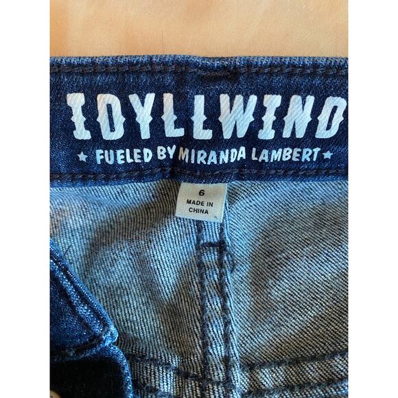 Idyllwind After Dark Button Fly Wide Leg Jeans size 6 / 33 dark wash wide leg - Picture 4 of 5